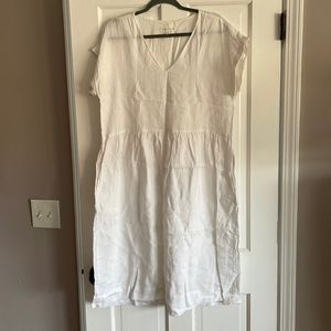 Lou and Grey linen white dress